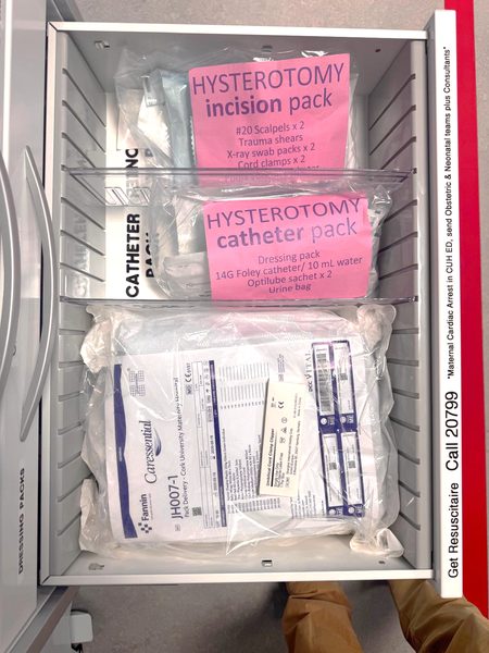 HALO Drawer 3 Hysterotomy and Delivery